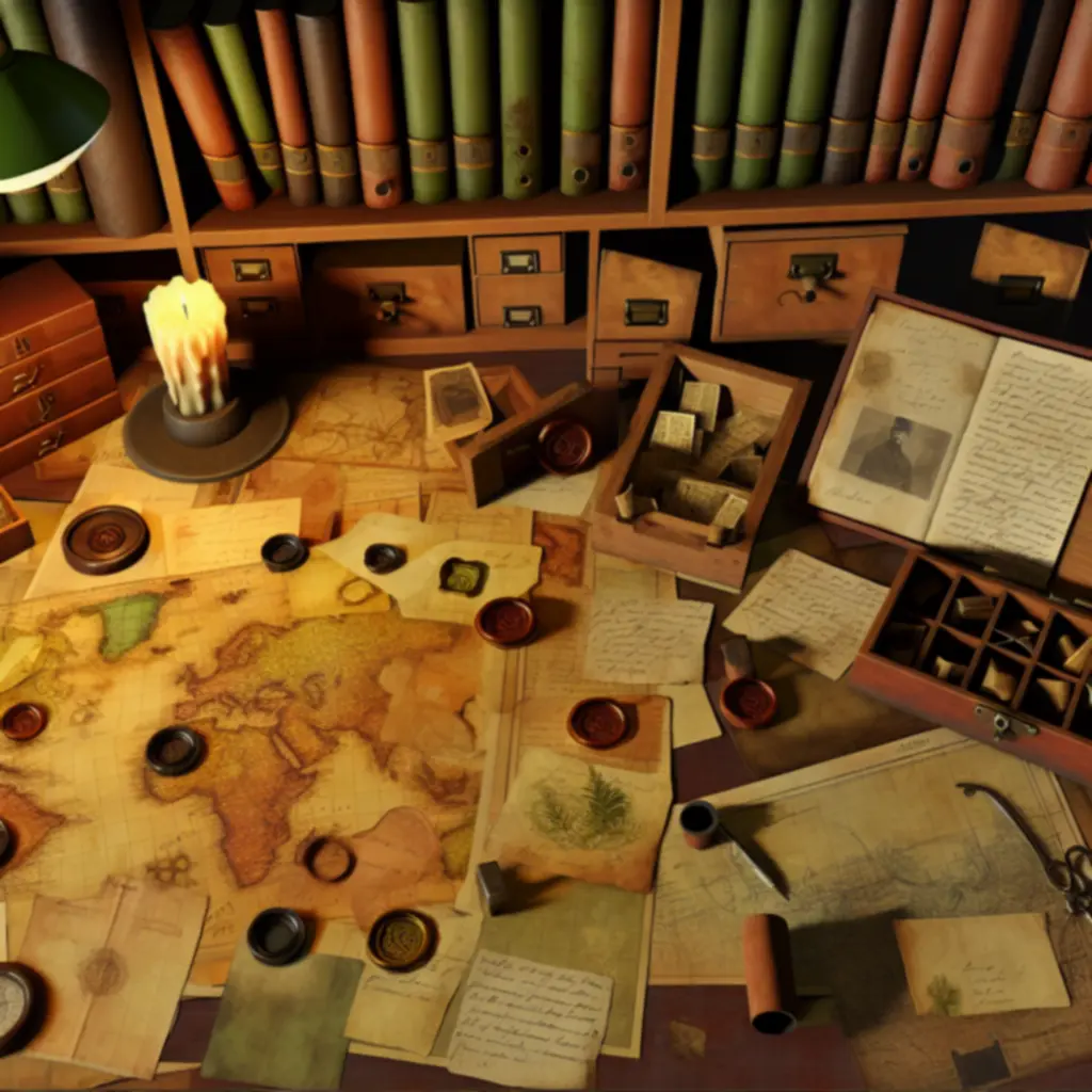 Dokumenty i notatki na biurku