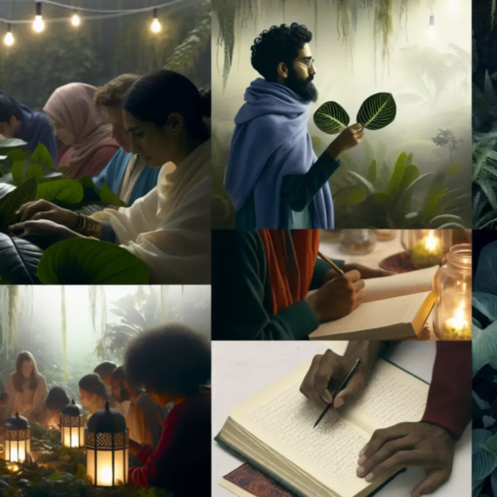 Kolaż wydarzeń społeczności: konkurs identyfikacji roślin i nocne wyzwania