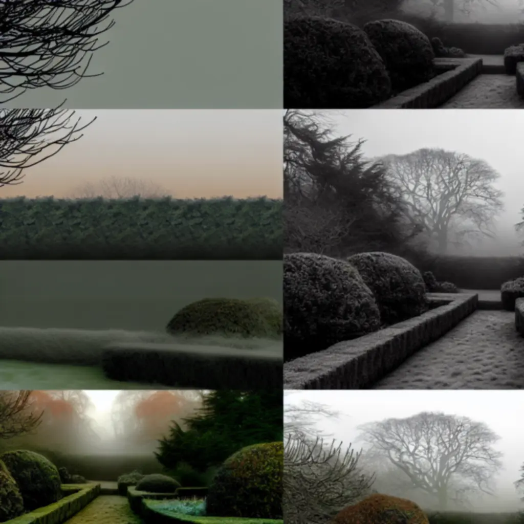 Mroczny ogród w porannej mgle – klimat Strange Horticulture